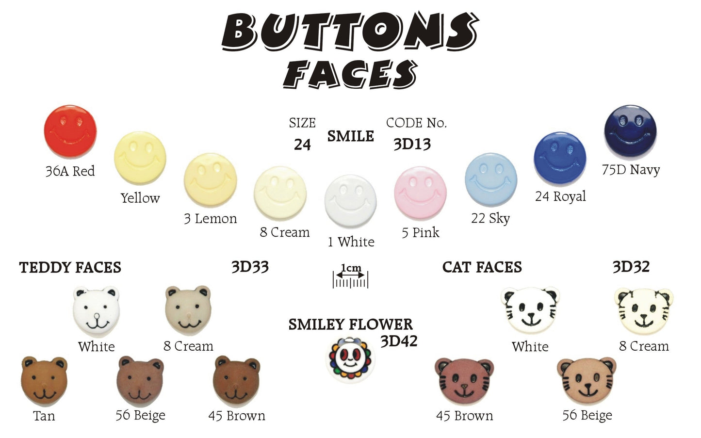 Cat Face Buttons