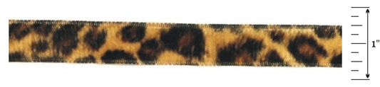 15mm Fluffy 'Animal' Print Trim