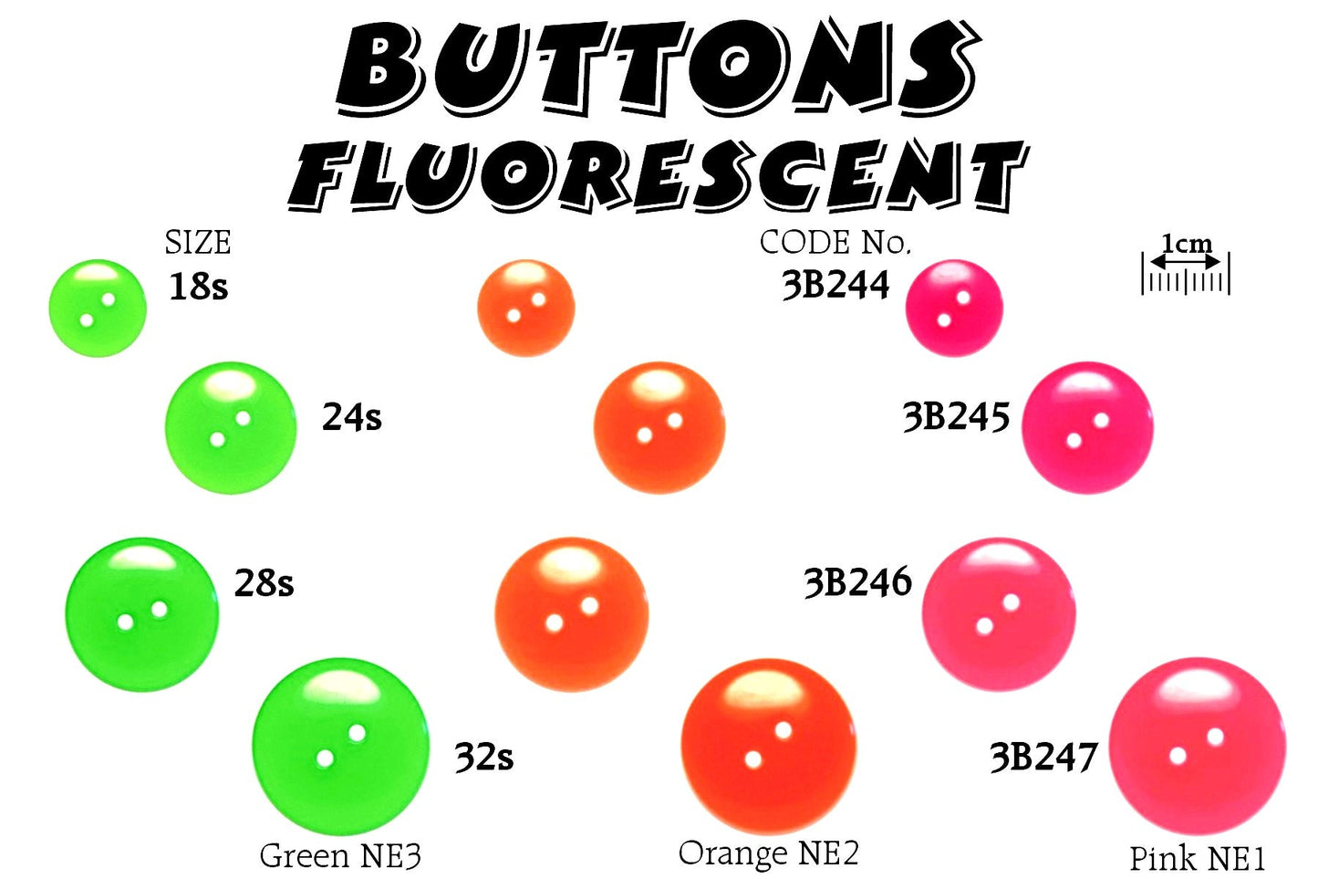 Fluorescent Button