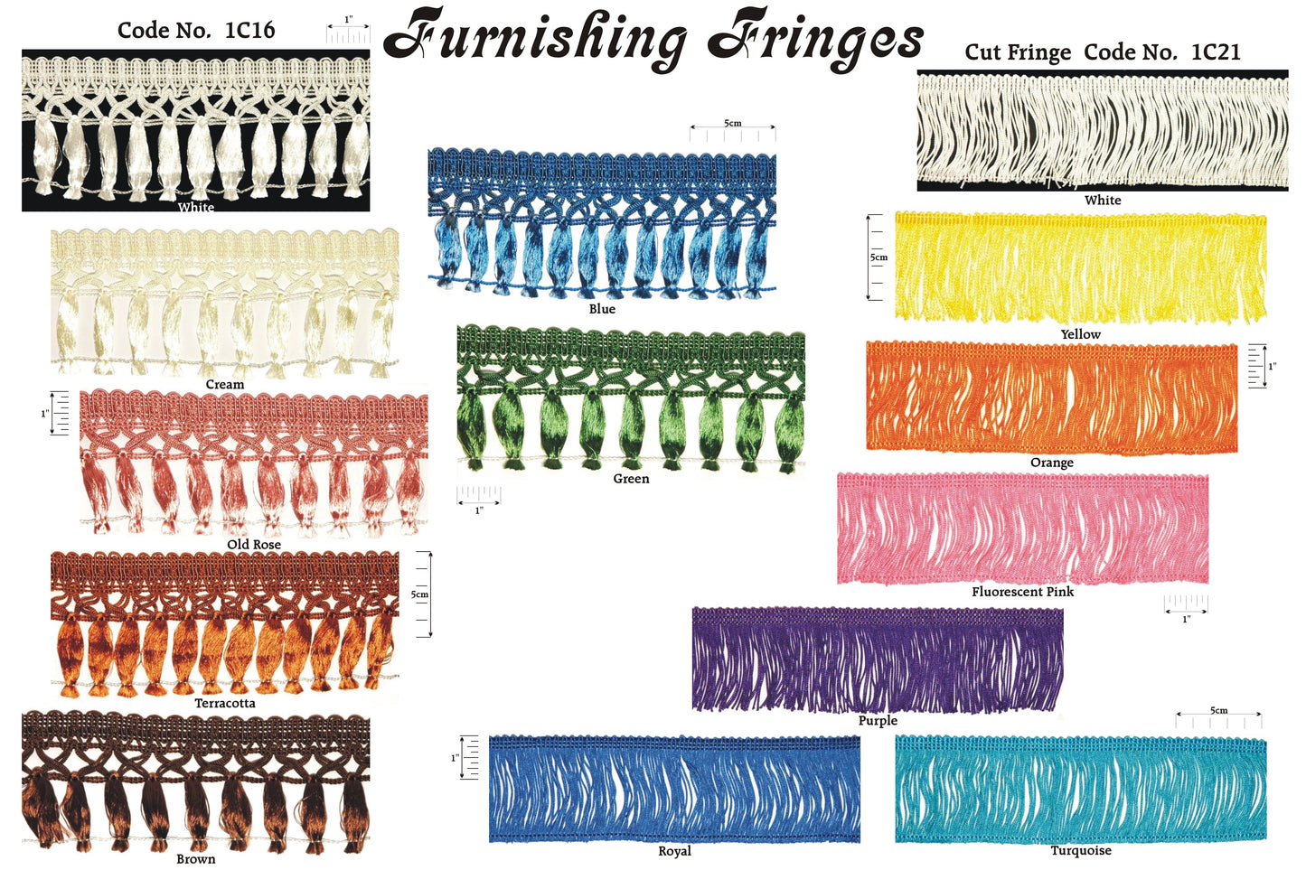 80mm Furnishing Fringe