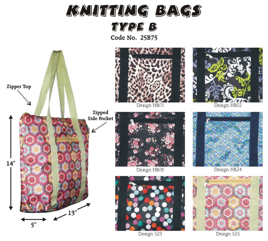 Rounded Knitting Bag