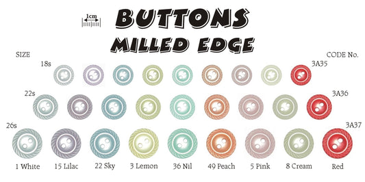 Milled Edge Button
