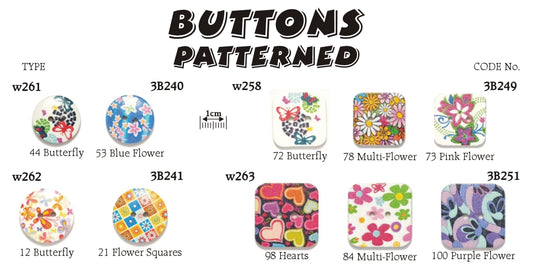 Patterned Buttons