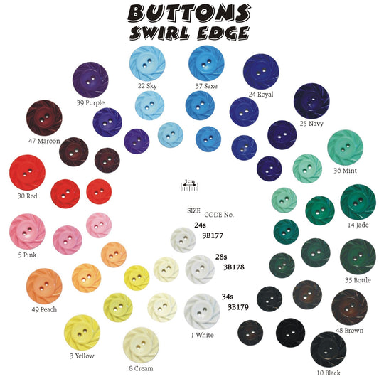 Swirl Edge Buttons