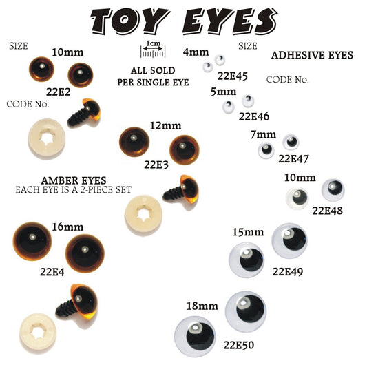 Amber Toy Eyes