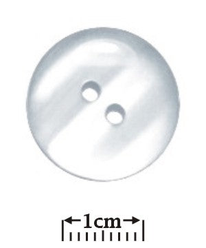 2 Hole Shimmer Button