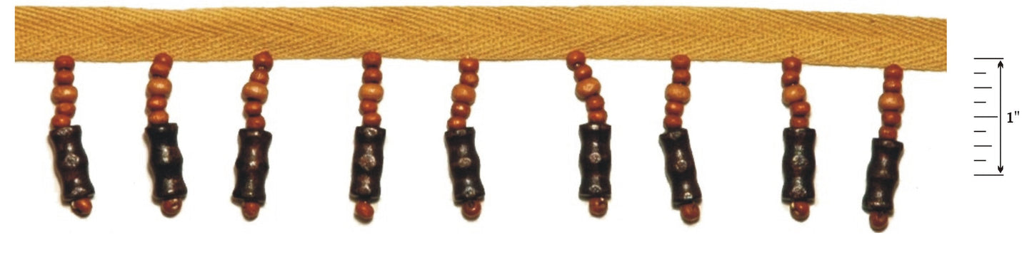 Wood Tassel Fringe