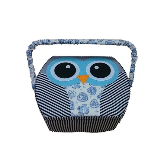 Blue Owl Sewing Box