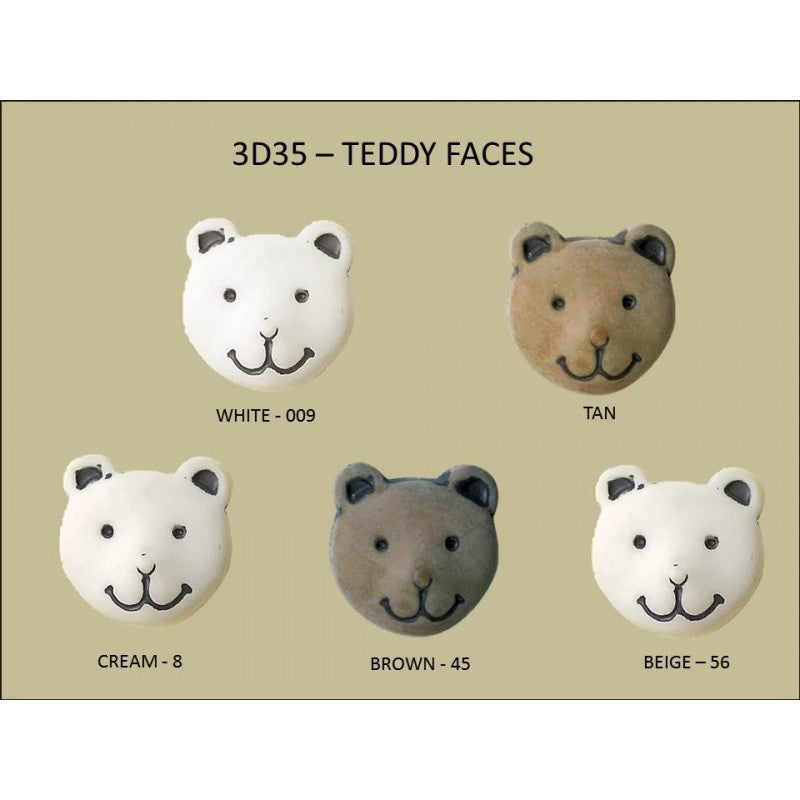 Teddy Face Buttons