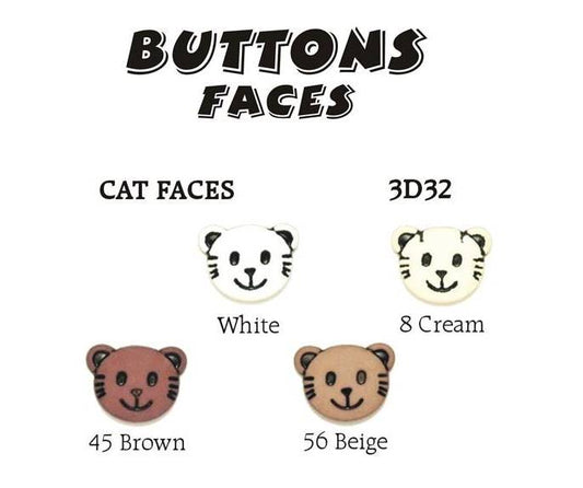 Cat Face Buttons
