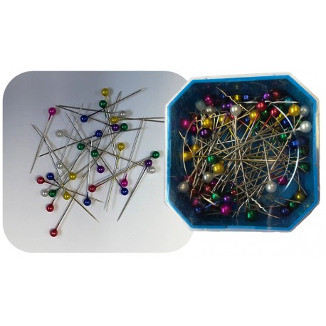 Coloured Headed Pins