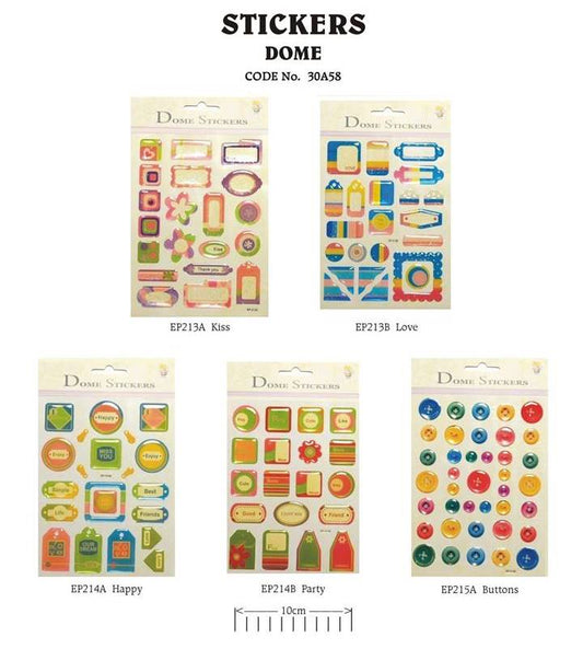 Dome Stickers