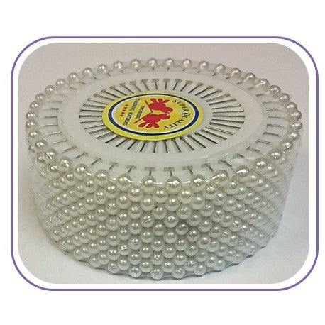 White Pearl Head Pin Wheel